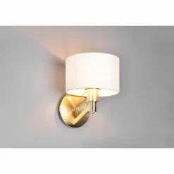 Lampes En Tissu-Luminaires Trio Applique murale Trio Cassio Laiton, 1 lumière