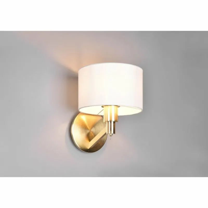 Lampes En Tissu-Luminaires Trio Applique murale Trio Cassio Laiton, 1 lumière