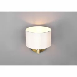Lampes En Tissu-Luminaires Trio Applique murale Trio Cassio Laiton, 1 lumière