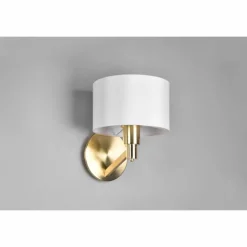 Lampes En Tissu-Luminaires Trio Applique murale Trio Cassio Laiton, 1 lumière