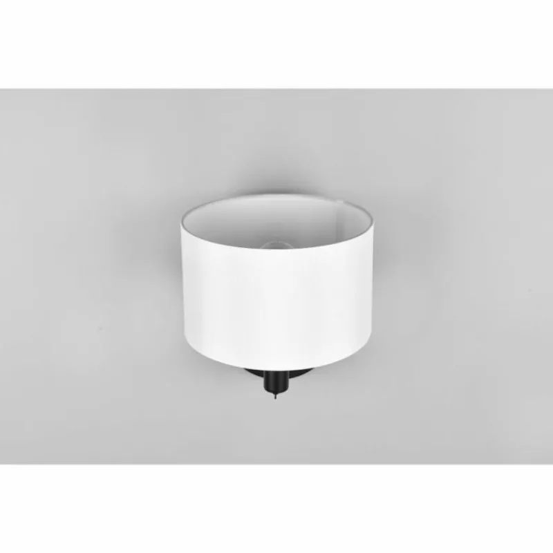Lampes En Tissu-Luminaires Trio Applique murale Trio Cassio Noir, 1 lumière