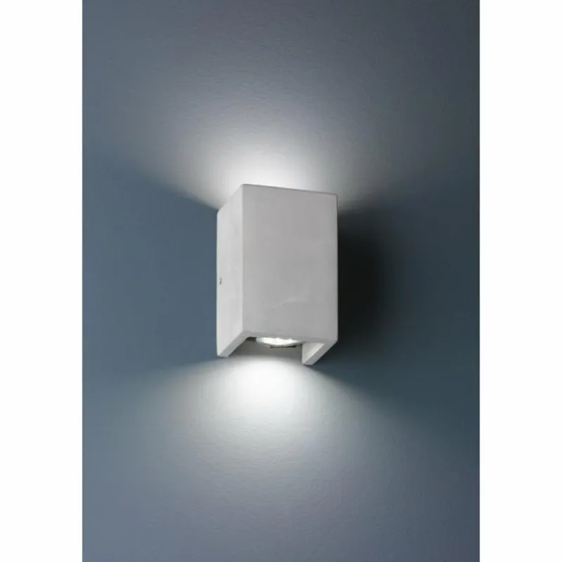 Luminaires Scandinaves-Luminaires Trio Applique murale Trio CUBE Gris, 2 lumières