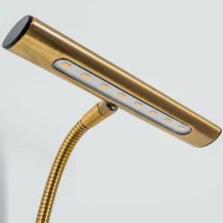 Luminaires Rustiques-Luminaires Trio Applique murale Trio Curtis LED Vieux laiton, Laiton, 1 lumière