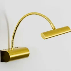 Luminaires Rustiques-Luminaires Trio Applique murale Trio Curtis LED Laiton, 1 lumière