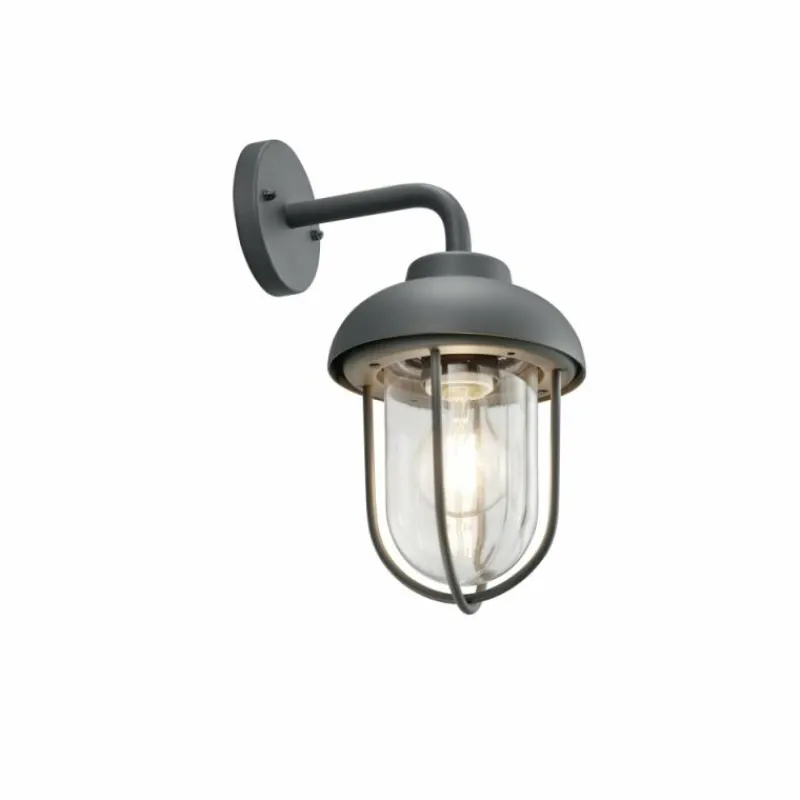 Lampes Vintages & Rétros-Luminaires Trio Applique murale Trio Duero Anthracite, 1 lumière