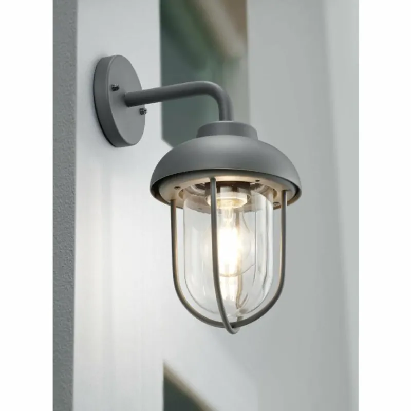 Lampes Vintages & Rétros-Luminaires Trio Applique murale Trio Duero Anthracite, 1 lumière