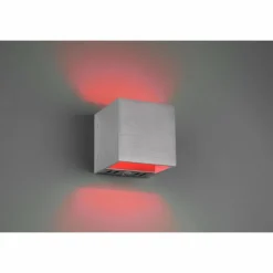 Luminaires Trio Applique murale Trio Figo LED Aluminium, 1 lumière, Télécommandes, Changeur de couleurs