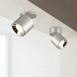 Luminaires Trio Applique murale Trio GUAYANA Nickel mat, 1 lumière* Spots Et Projecteurs