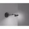 Luminaires Trio Applique murale Trio KAZAN LED Noir, 1 lumière* Éclairage Led