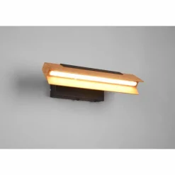 Lampes Vintages & Rétros-Luminaires Trio Applique murale Trio Kerala LED Noir, 1 lumière