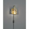 Lampes Industrielles-Luminaires Trio Applique murale Trio KHAN Écru, Nickel vieilli, 1 lumière