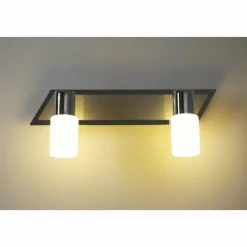 Luminaires Trio Applique murale Trio LED Aluminium, Chrome, Acier inoxydable, 2 lumières