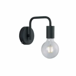 Luminaires Trio Applique murale Trio Leuchten DIALLO Noir, 1 lumière* Appliques