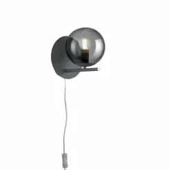 Suspension Verre Fumé-Luminaires Trio Applique murale Trio Leuchten PURE Anthracite, 1 lumière
