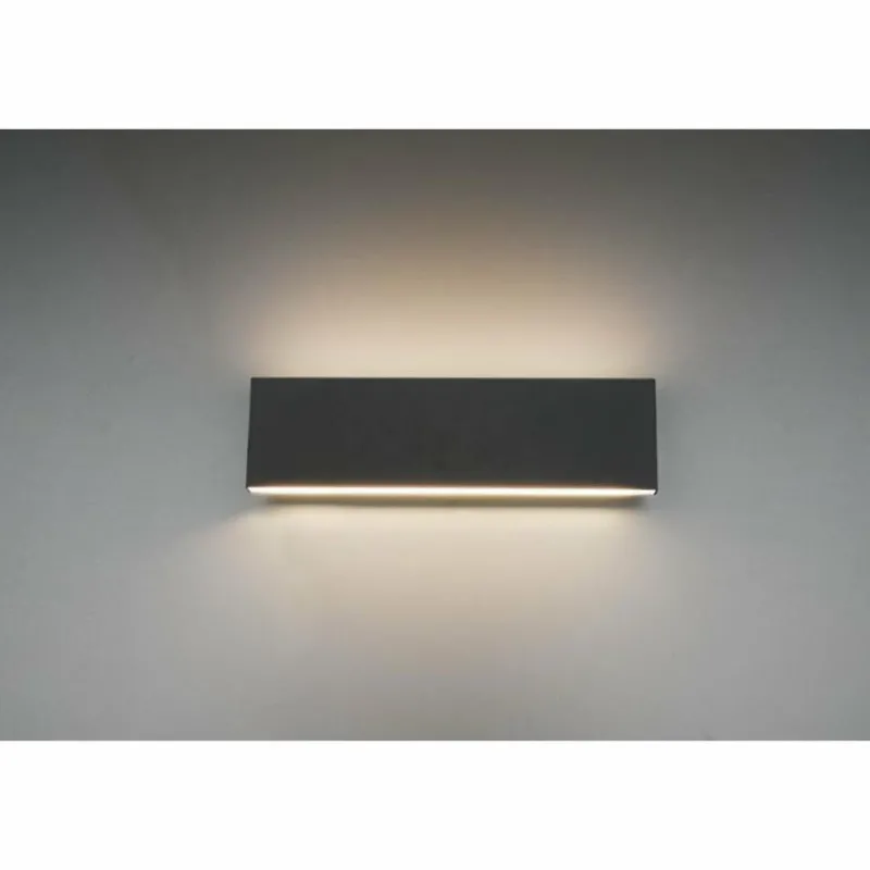 Luminaires Scandinaves-Luminaires Trio Applique murale Trio Leuchten CONCHA LED Anthracite, 2 lumières