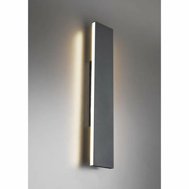 Luminaires Scandinaves-Luminaires Trio Applique murale Trio Leuchten CONCHA LED Anthracite, 2 lumières