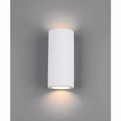 Luminaires Rustiques-Luminaires Trio Applique murale Trio Leuchten ZAZOU Blanc, 2 lumières