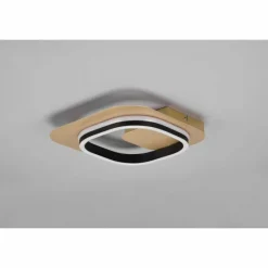 Lampes Dorées-Luminaires Trio Applique murale Trio Lugo LED Noir doré, 1 lumière