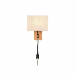 Lampes En Bois-Luminaires Trio Applique murale Trio Nilam Écru, 2 lumières