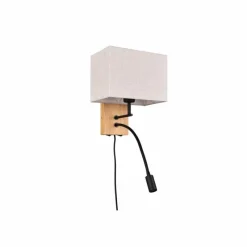 Lampes En Bois-Luminaires Trio Applique murale Trio Nilam Écru, 2 lumières