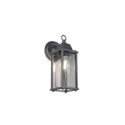 Lampes Vintages & Rétros-Luminaires Trio Applique murale Trio Olona Anthracite, 1 lumière