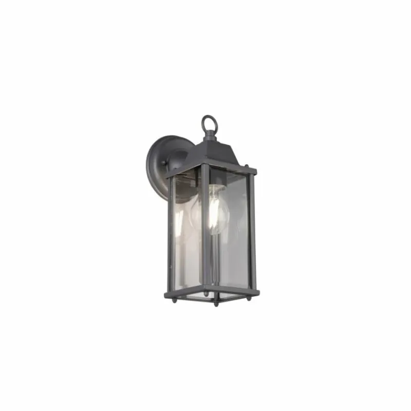 Lampes Vintages & Rétros-Luminaires Trio Applique murale Trio Olona Anthracite, 1 lumière