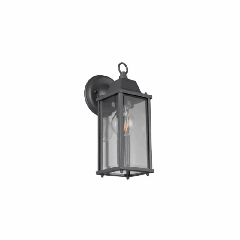 Lampes Vintages & Rétros-Luminaires Trio Applique murale Trio Olona Anthracite, 1 lumière