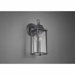 Lampes Vintages & Rétros-Luminaires Trio Applique murale Trio Olona Anthracite, 1 lumière