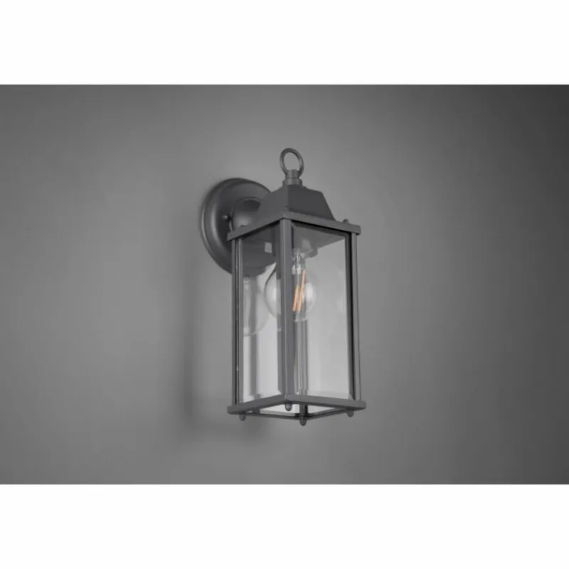 Lampes Vintages & Rétros-Luminaires Trio Applique murale Trio Olona Anthracite, 1 lumière