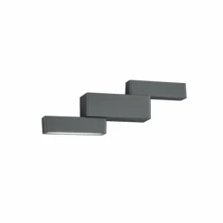 Luminaires Trio Applique murale Trio PADMA LED Anthracite, 2 lumières