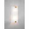 Luminaires Trio Applique murale Trio Pura Vieux laiton, 2 lumières