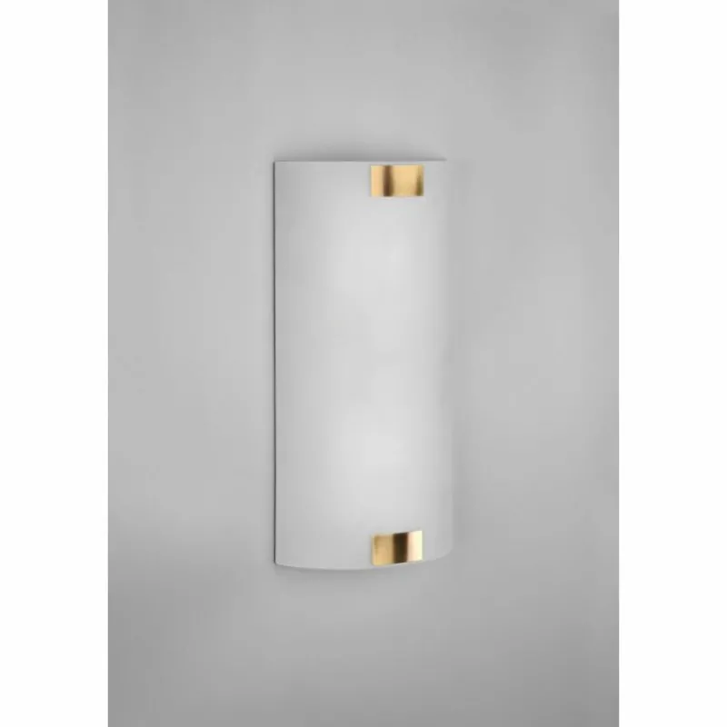 Luminaires Trio Applique murale Trio Pura Vieux laiton, 2 lumières