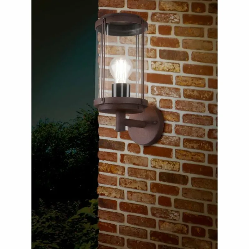 Lampes Vintages & Rétros-Luminaires Trio Applique murale Trio Tanaro Rouille, 1 lumière