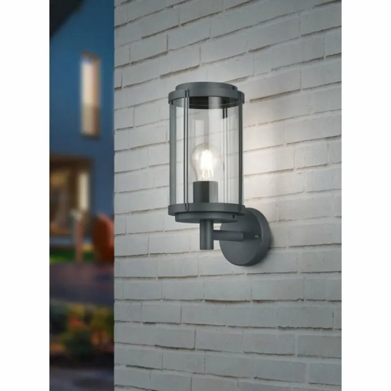 Lampes Vintages & Rétros-Luminaires Trio Applique murale Trio Tanaro Anthracite, 1 lumière
