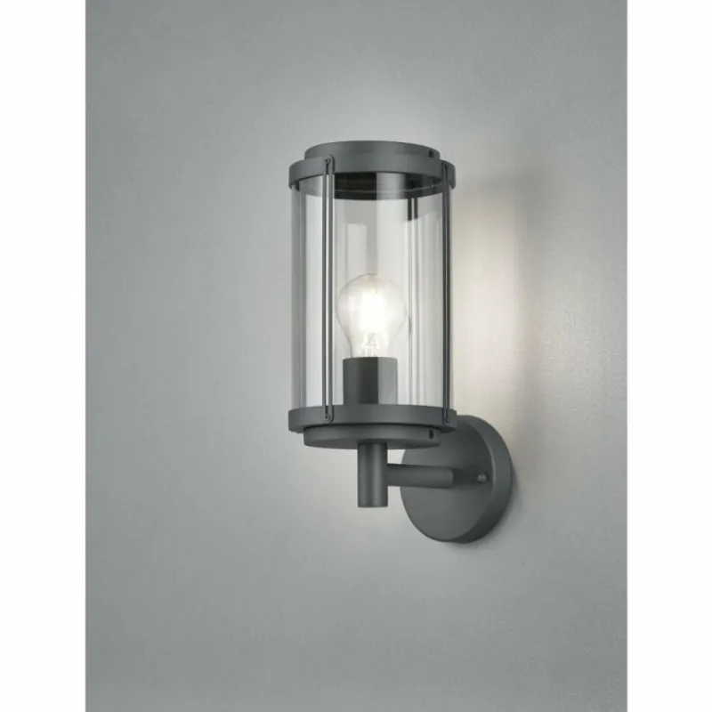Lampes Vintages & Rétros-Luminaires Trio Applique murale Trio Tanaro Anthracite, 1 lumière
