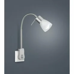 Luminaires Trio Applique murale Trio-Leuchten Levisto LED Nickel mat, 1 lumière