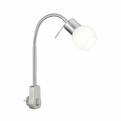 Luminaires Trio Applique murale Trio-Leuchten Fred LED Nickel mat, 1 lumière