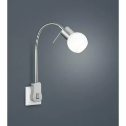 Luminaires Trio Applique murale Trio-Leuchten Fred LED Nickel mat, 1 lumière