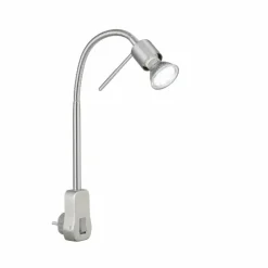 Luminaires Trio Applique murale Trio-Leuchten Laon LED Nickel mat, 1 lumière* Spots Et Projecteurs