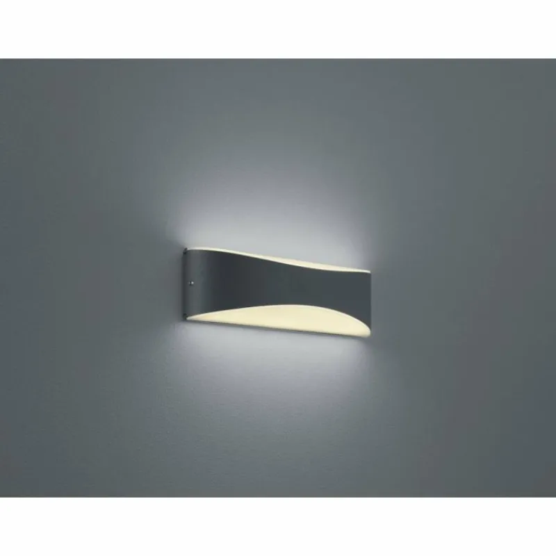 Luminaires Trio Applique murale Trio-Leuchten Konda LED Anthracite, 1 lumière