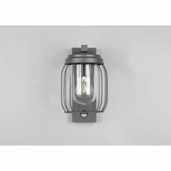 Luminaires Trio Applique murale Trio-Leuchten Tuela Anthracite, 1 lumière, Détecteur de mouvement