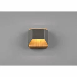 Luminaires Trio Applique murale Trio-Leuchten Arino LED Brun foncé, Nickel mat, 1 lumière* Appliques