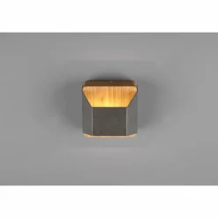 Luminaires Trio Applique murale Trio-Leuchten Arino LED Brun foncé, Nickel mat, 1 lumière* Appliques