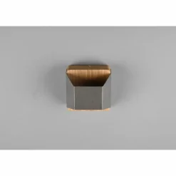 Luminaires Trio Applique murale Trio-Leuchten Arino LED Brun foncé, Nickel mat, 1 lumière* Appliques