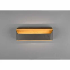 Luminaires Trio Applique murale Trio-Leuchten Arino LED Brun foncé, Nickel mat, 1 lumière* Appliques
