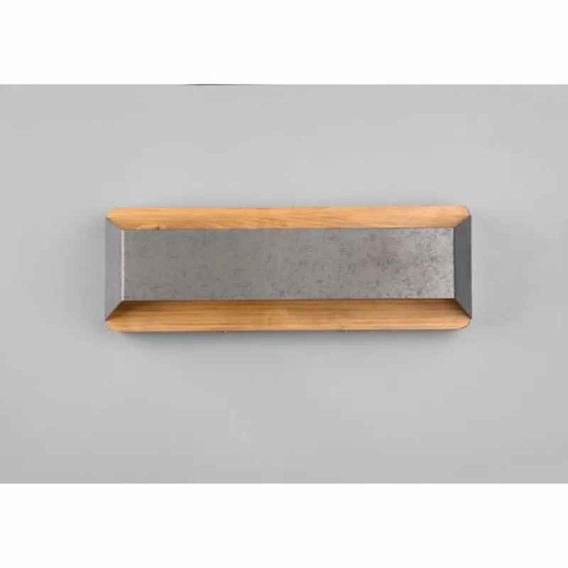 Luminaires Trio Applique murale Trio-Leuchten Arino LED Brun foncé, Nickel mat, 1 lumière* Appliques