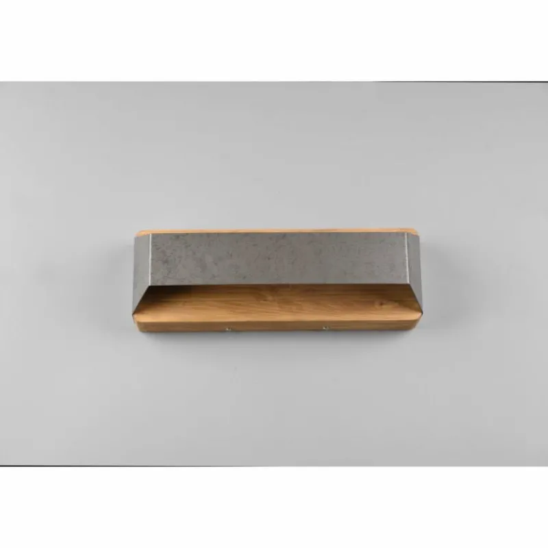 Luminaires Trio Applique murale Trio-Leuchten Arino LED Brun foncé, Nickel mat, 1 lumière* Appliques