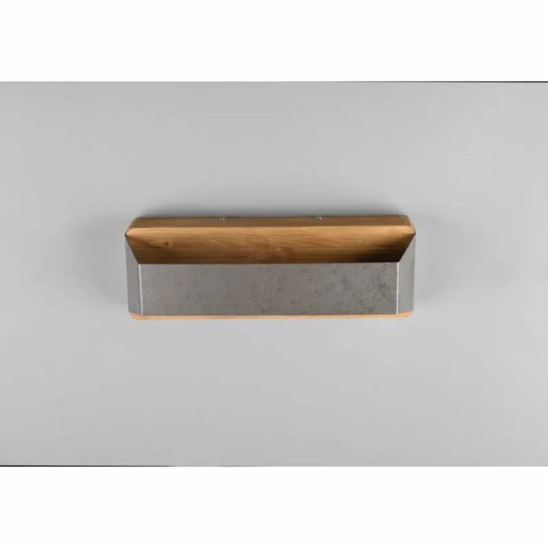 Luminaires Trio Applique murale Trio-Leuchten Arino LED Brun foncé, Nickel mat, 1 lumière* Appliques