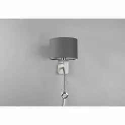 Lampes En Tissu-Luminaires Trio Applique murale Trio-Leuchten Hotel Nickel mat, 2 lumières