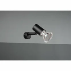 Luminaires Trio Applique murale Trio-Leuchten Lorenzo Noir, 1 lumière* Appliques